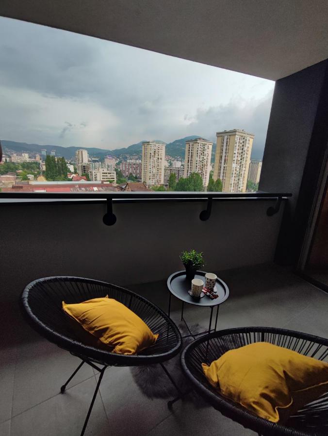 Luxury Sarajevo Tower Apartment With City View Exterior foto